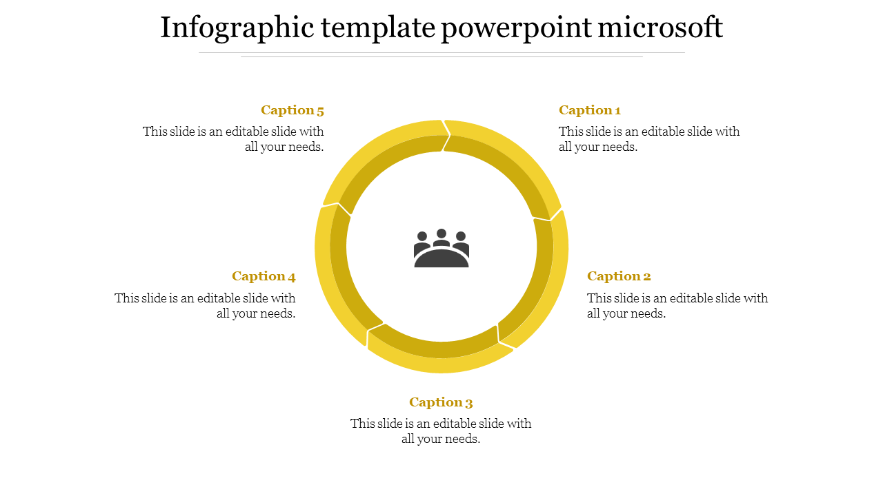infographic template powerpoint microsoft-Yellow